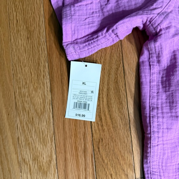 Stars Above NWT❗️BUNDLE SET❗️2 Piece Cotton Guaze button down shirt short set - Picture 8 of 8